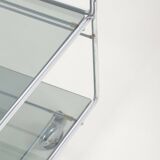 Table basse/chariot modulable conçue par Max Sauze, années 1970