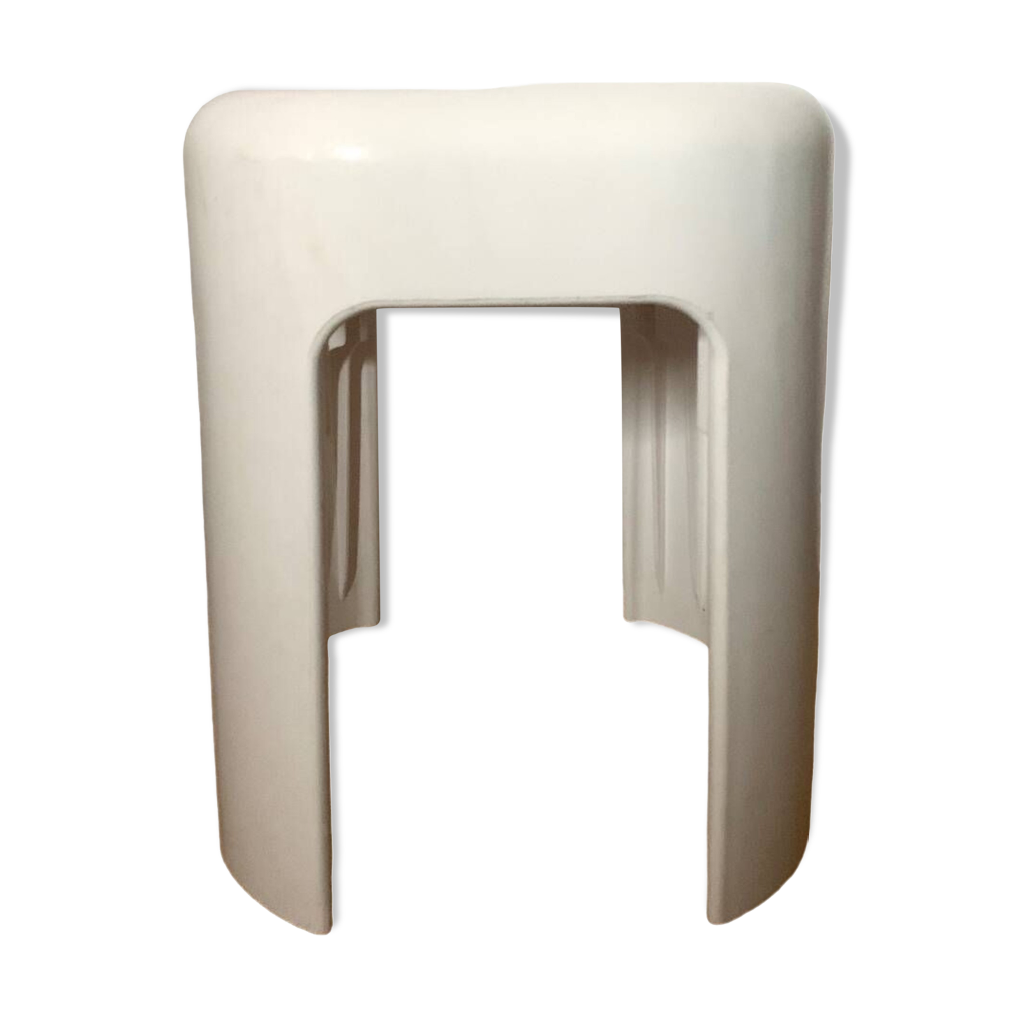 Vintage plastic stool from the 70s