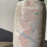 Raku vase / signed ceramic / handmade pottery