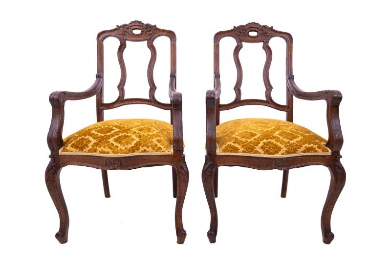 Pair of antique armchairs, France, circa 1900. After restoration.