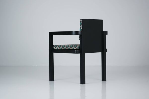 Chaise D51 Bauhaus rembourrée en tissu Hermès par Walter Gropius pour Tecta