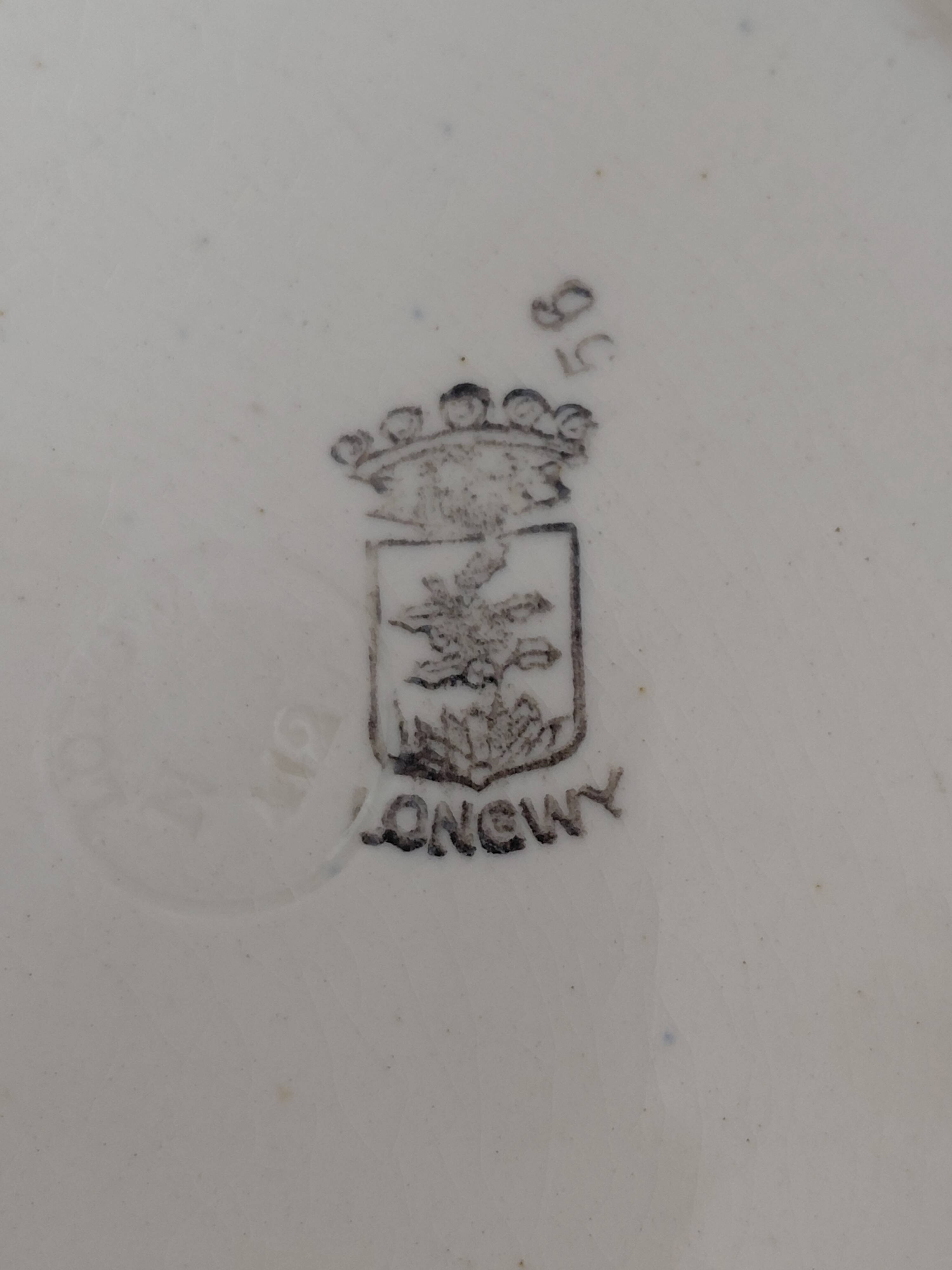 Footed plate from Longwy