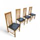 4 x Bros Nova chairs / leather seats