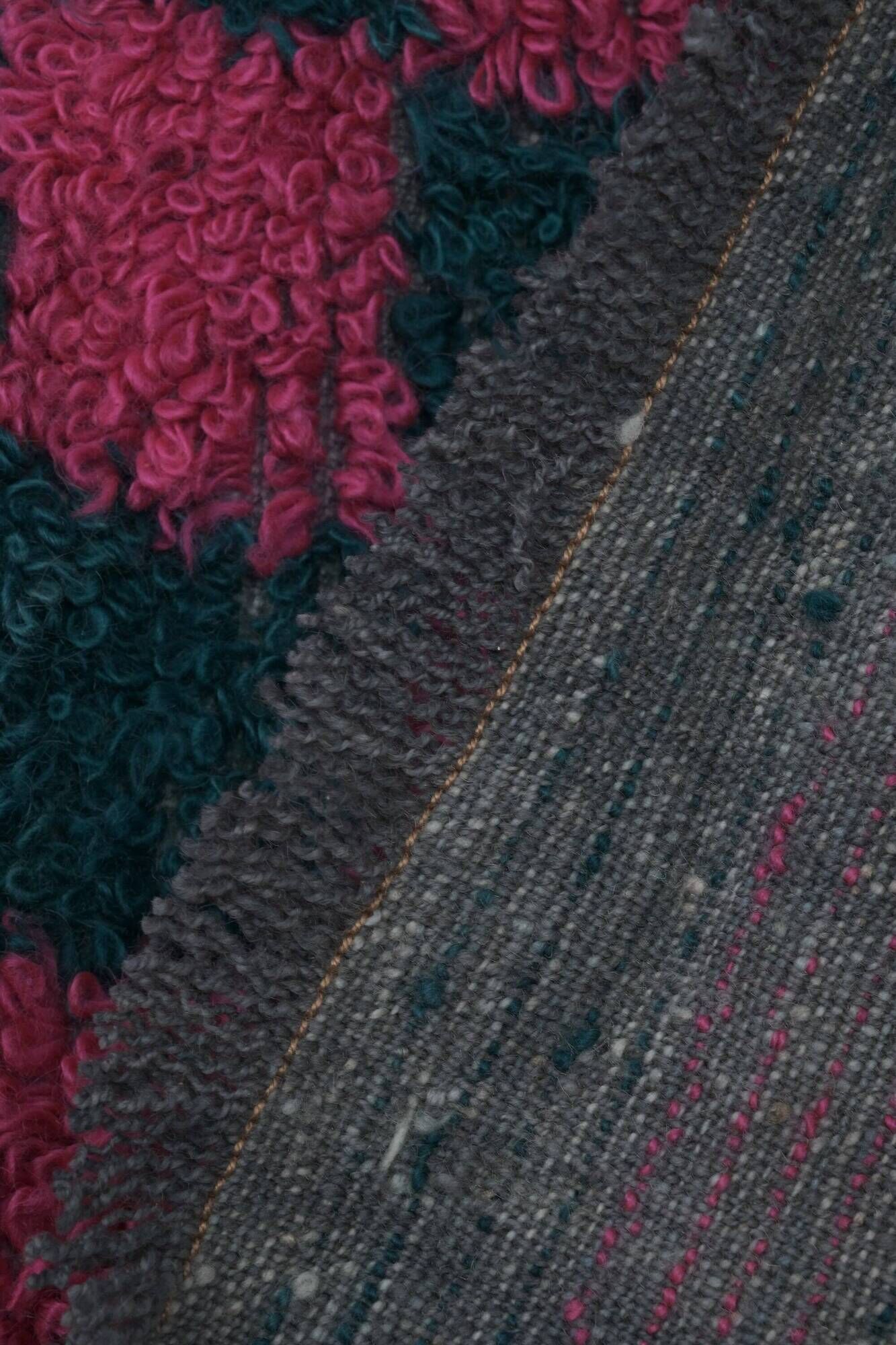 Vintage Turkish handmade rug 144x190 cm
