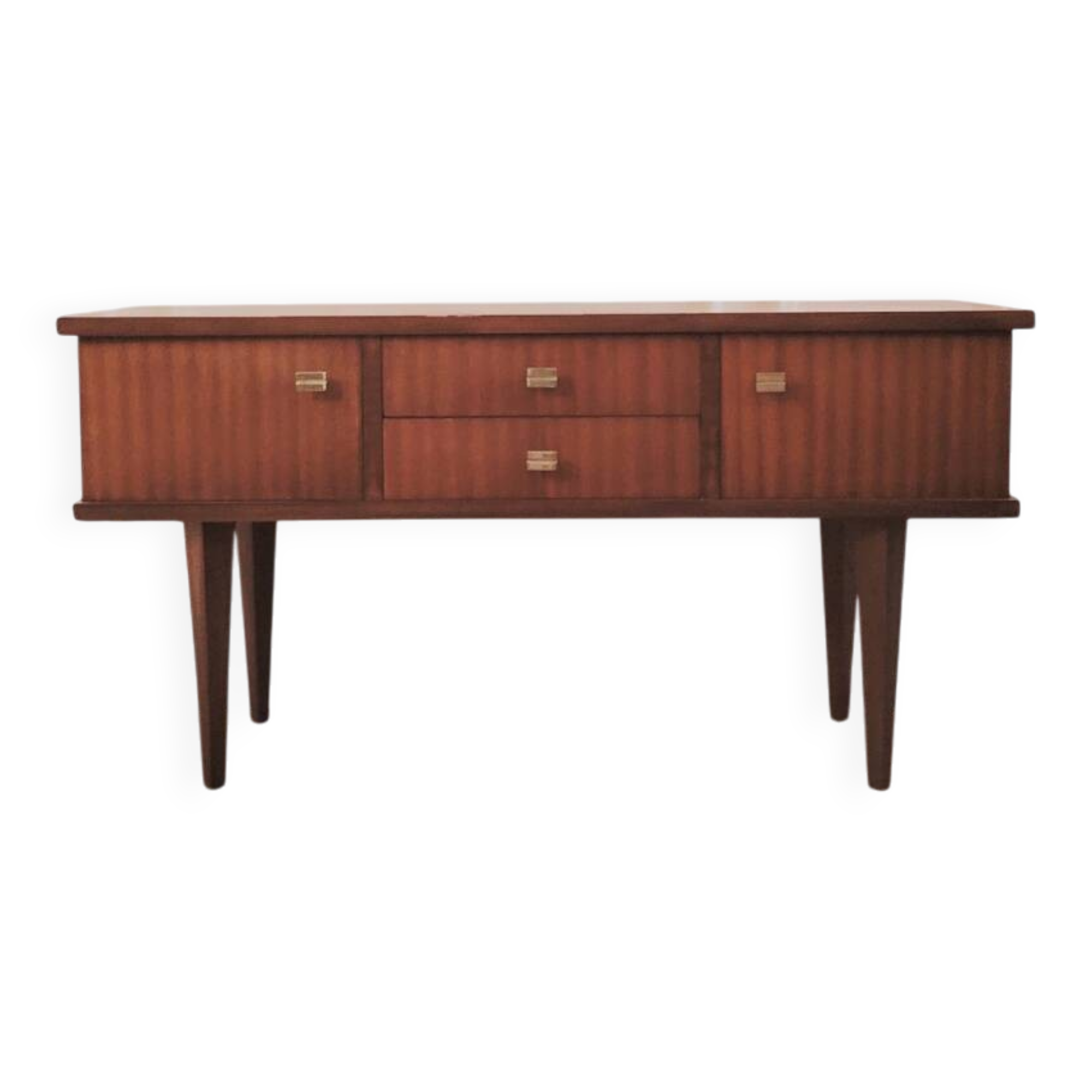 Petite enfilade/ meuble TV vintage rénové, années 50-60