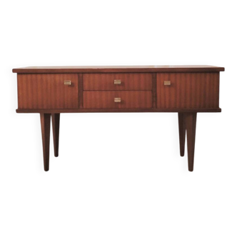 Petite enfilade/ meuble TV vintage rénové, années 50-60