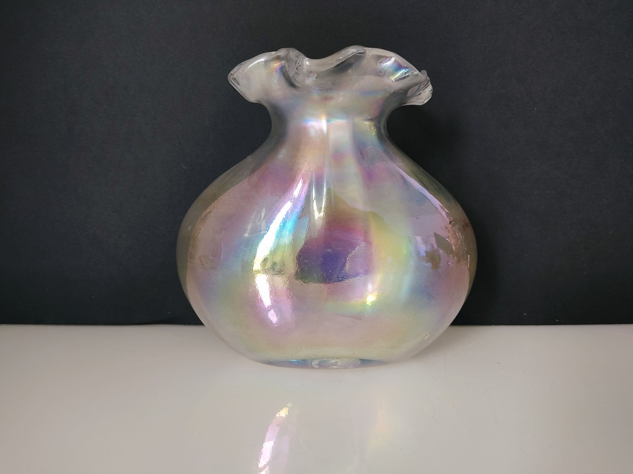 Vase irisé Murano