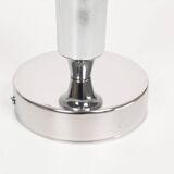 Pair of 1980s chrome metal space age wall lamps