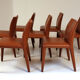Lot of 8 leather chairs by Mario Bellini for B&B Italia