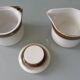 Milk jug and sugar bowl