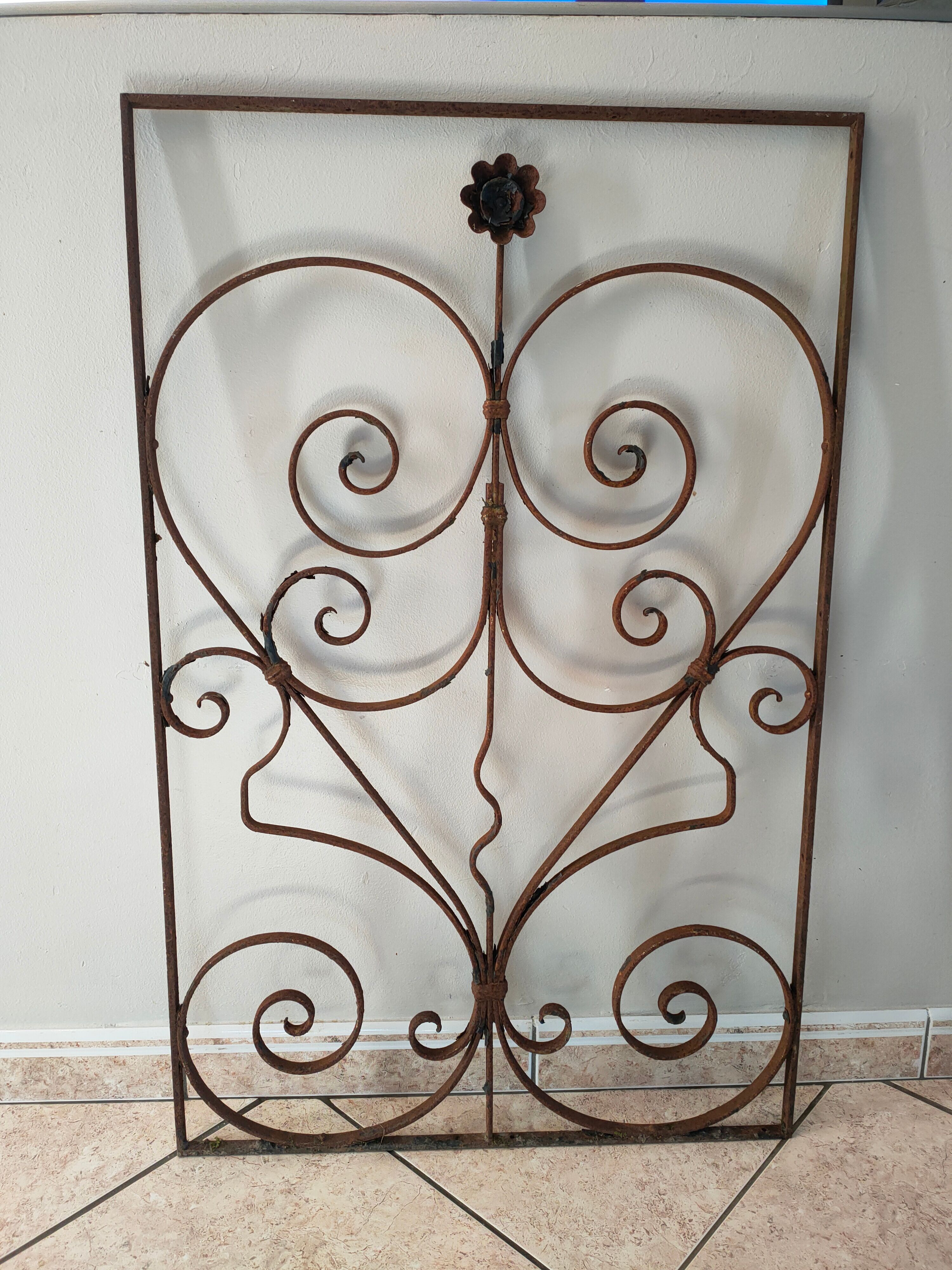 Wrought iron gate