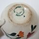 tea or coffee set model Gilberte earthenware Saint Amand floral decoration