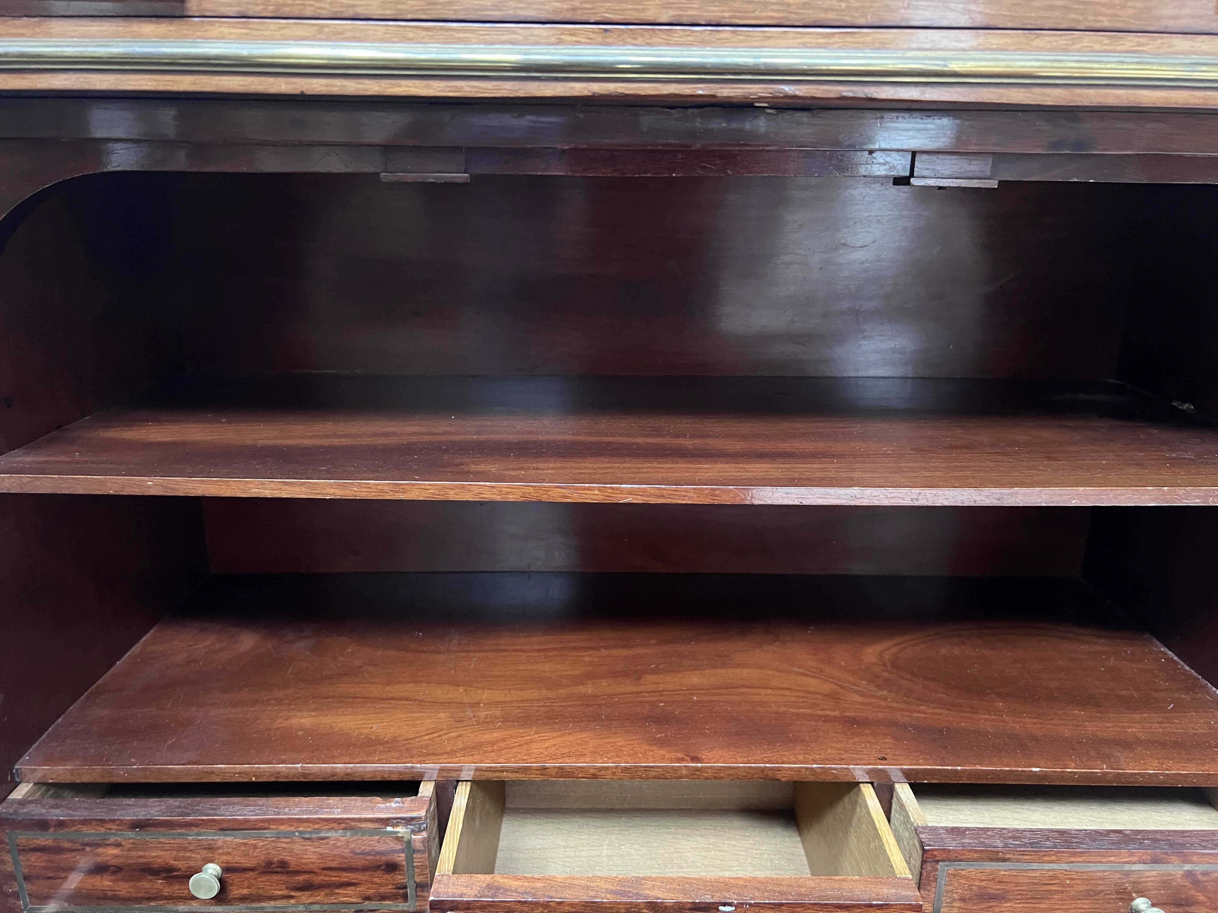 Napoleon III secretary in Louis XVI style made of mahogany, 19th century.