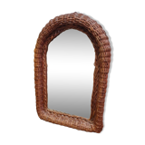 Wicker mirror