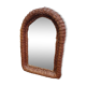 Wicker mirror
