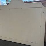 Large antique mirror Maison Fournier in white marble – 137 x 115 cm