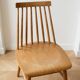 Set of 3 vintage Scandinavian and bistro wooden chairs.