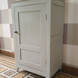 Painted wooden storage cabinet