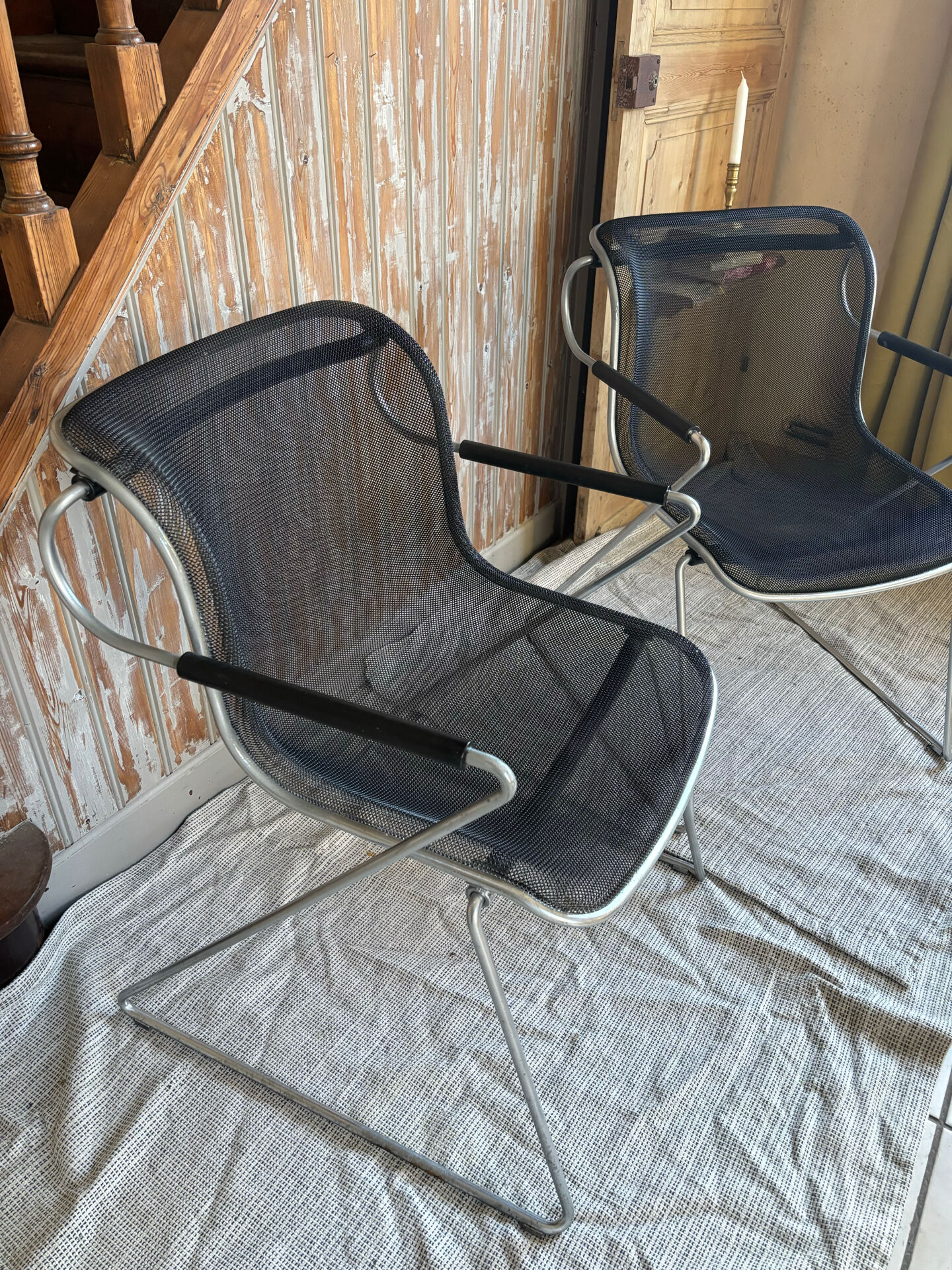 Paire de fauteuils Penelope par Charles Pollock pour Castelli