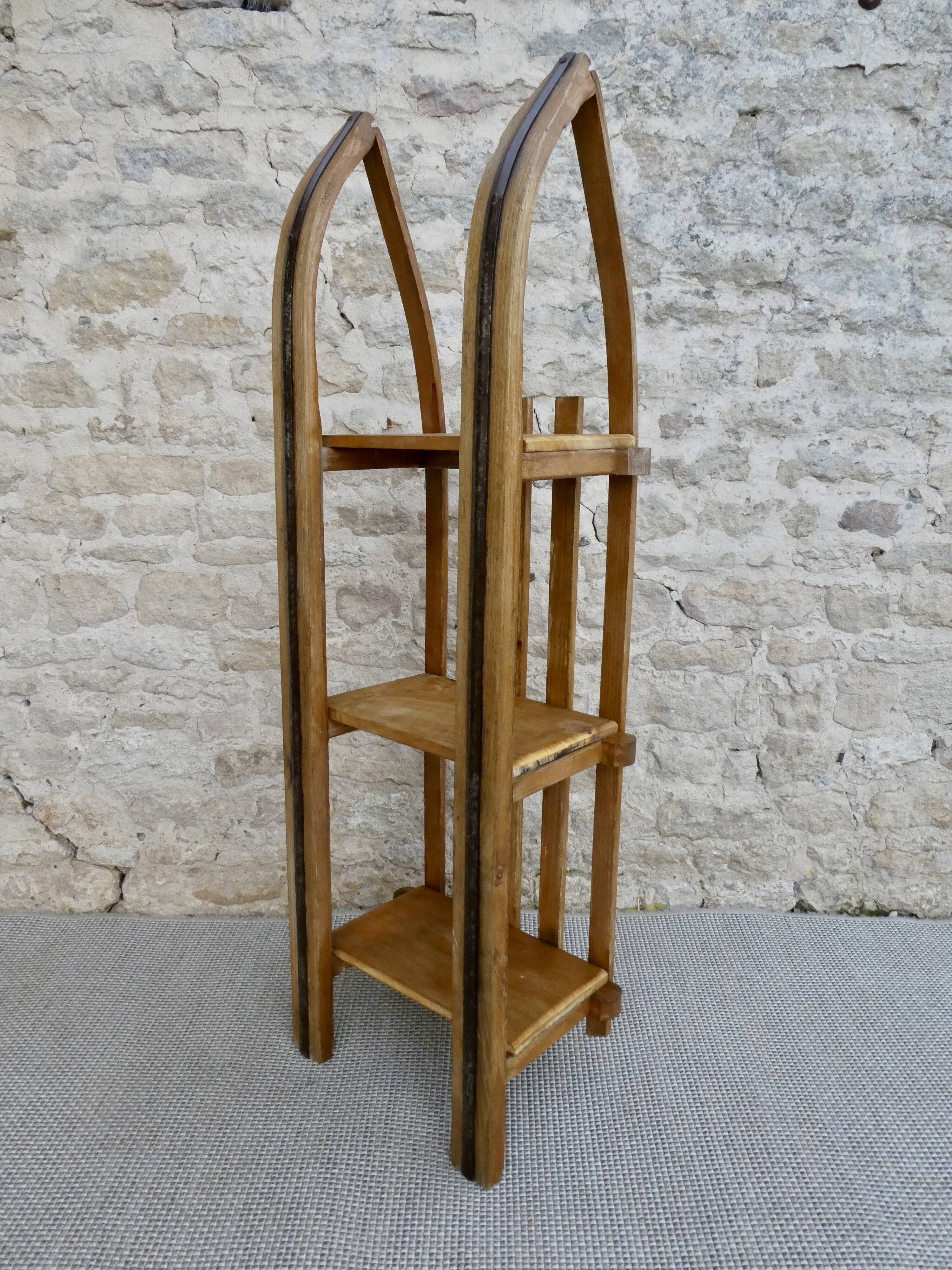 Wooden sleds from the 60s