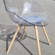 Suite of 6 chairs, wooden cookie legs, design Studio Zetass, Infiniti