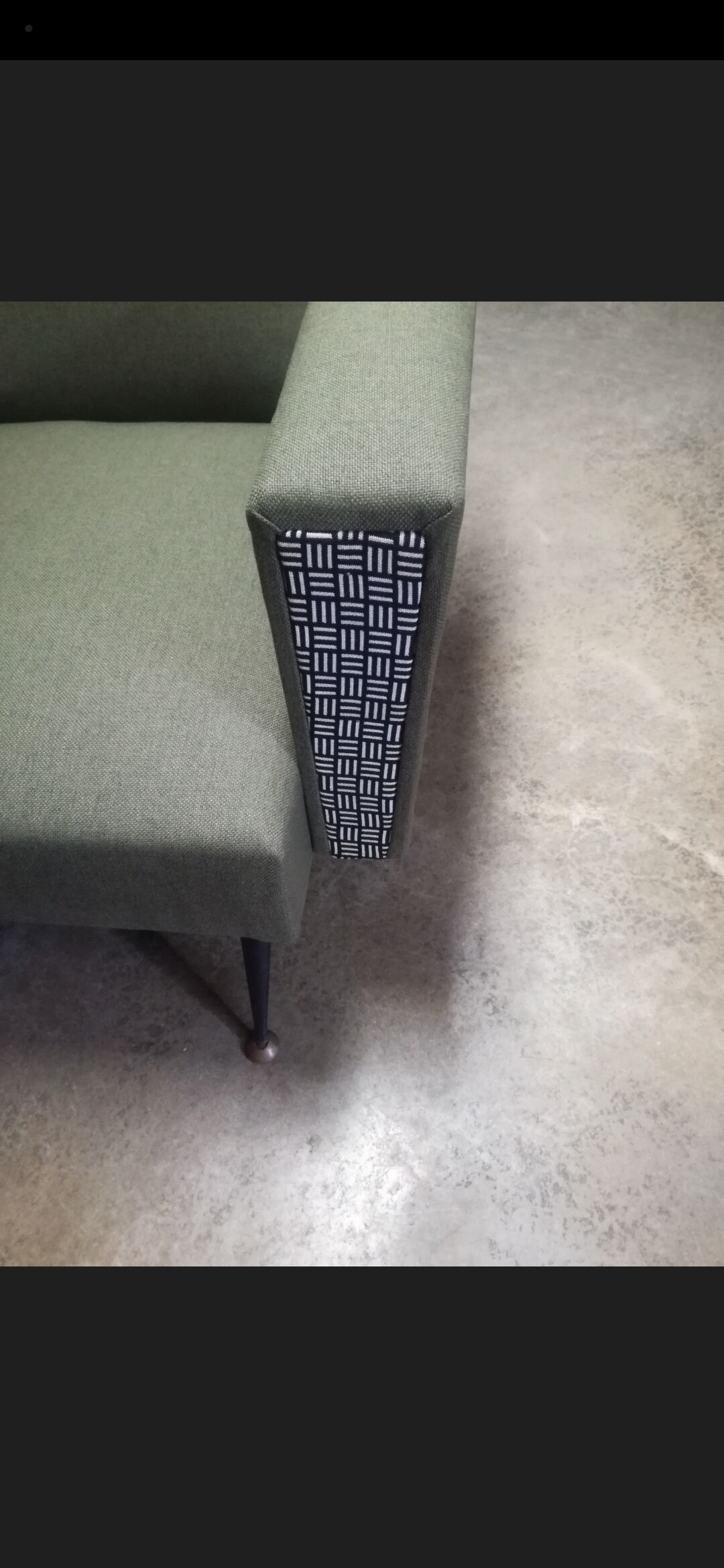 Authentic Renovated rockabilly armchair