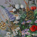 20th Century Baroque Still Life with Flowers by Roger Remmerie, Belgium