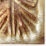 70s relief ceramic tile