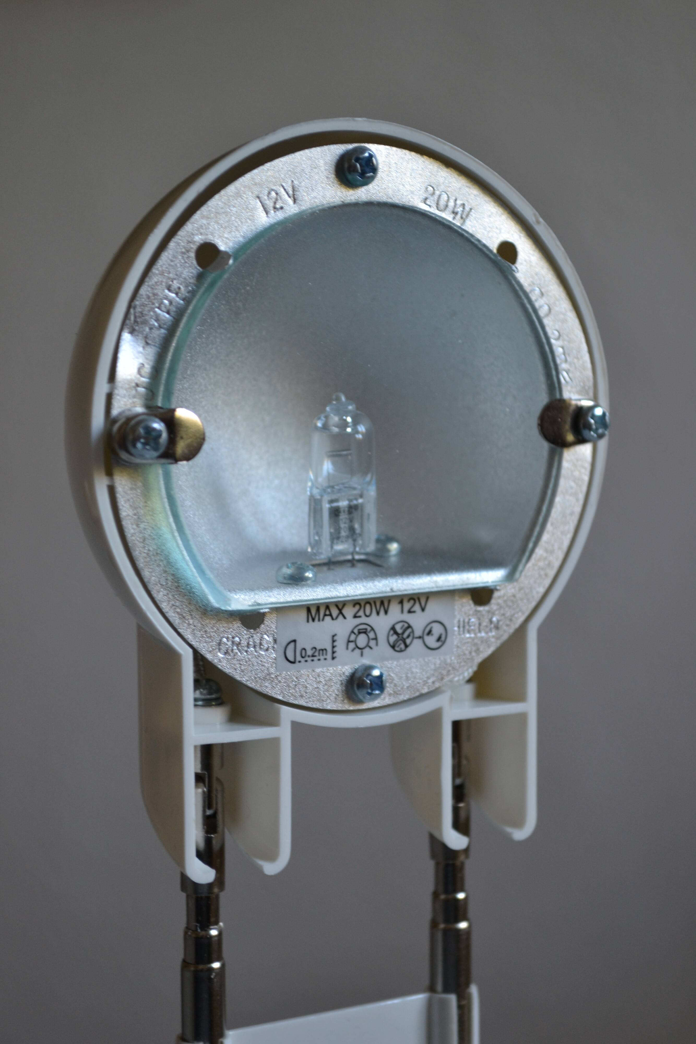 Lampe vintage 1990 Ikéa Espressivo blanc ** Neuve de stock **