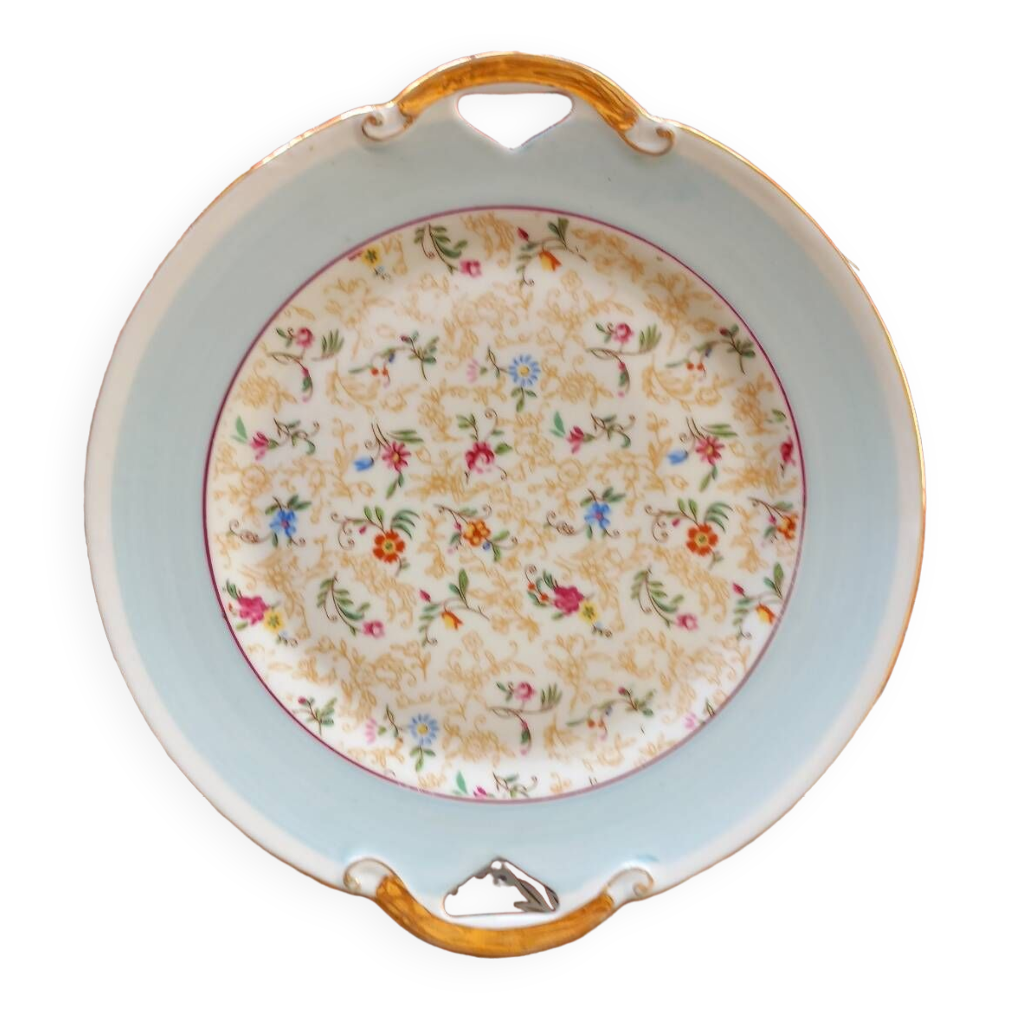 Haviland round serving dish