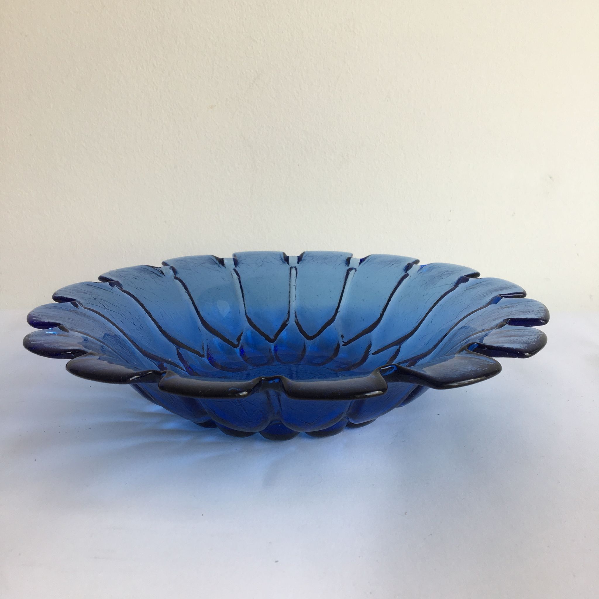 Coupe à fruits verre années 1950