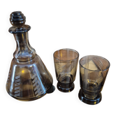 Carafe et verre Art déco 30's vintage