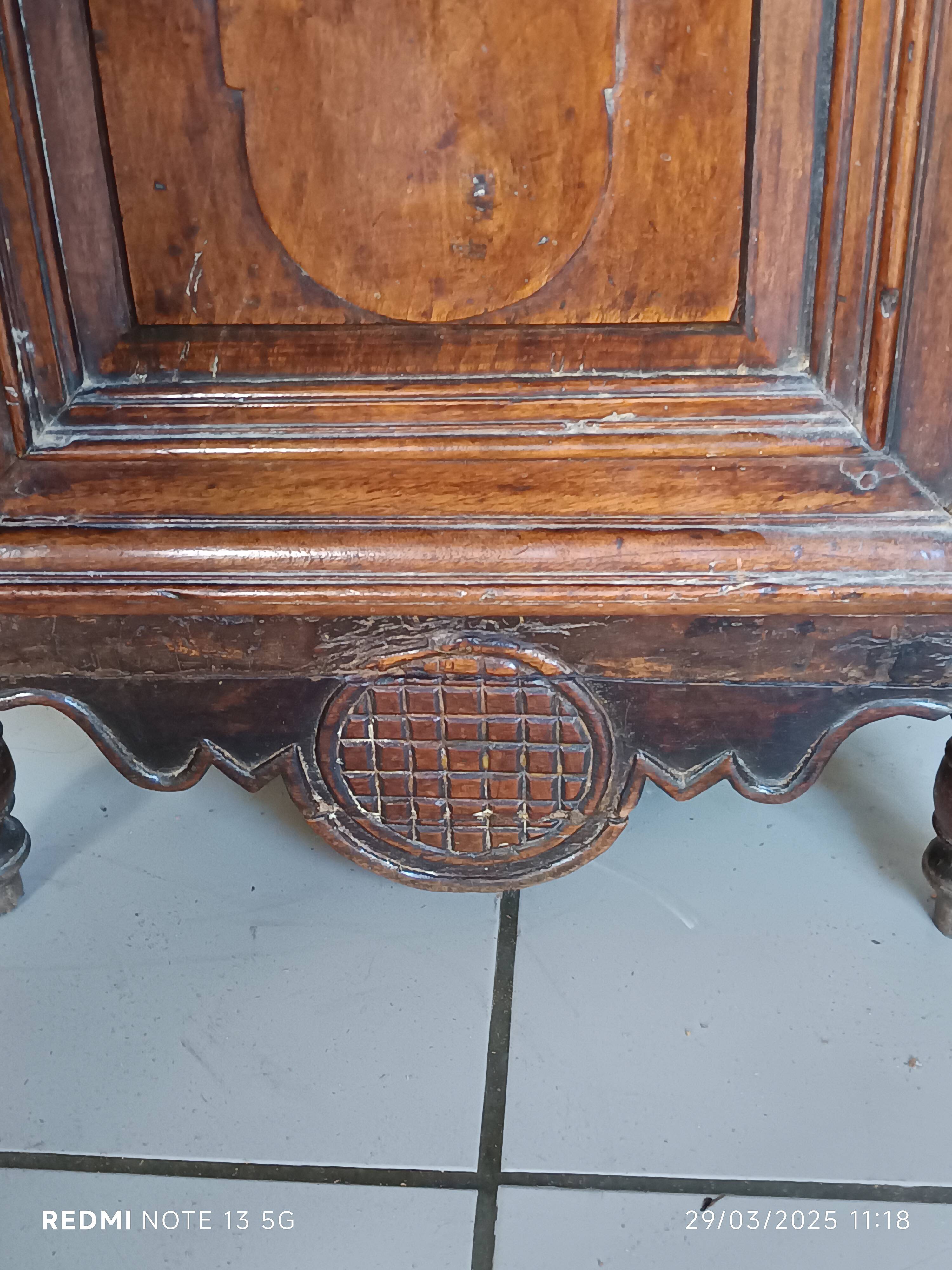 jam cabinet late 17th early 18th century walnut