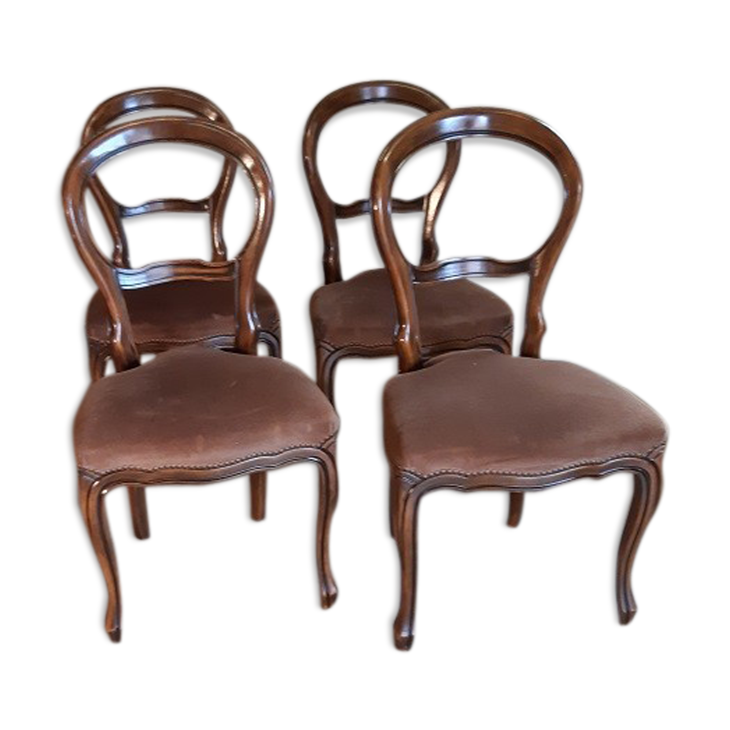 Louis XVI-style chairs 20th medallion