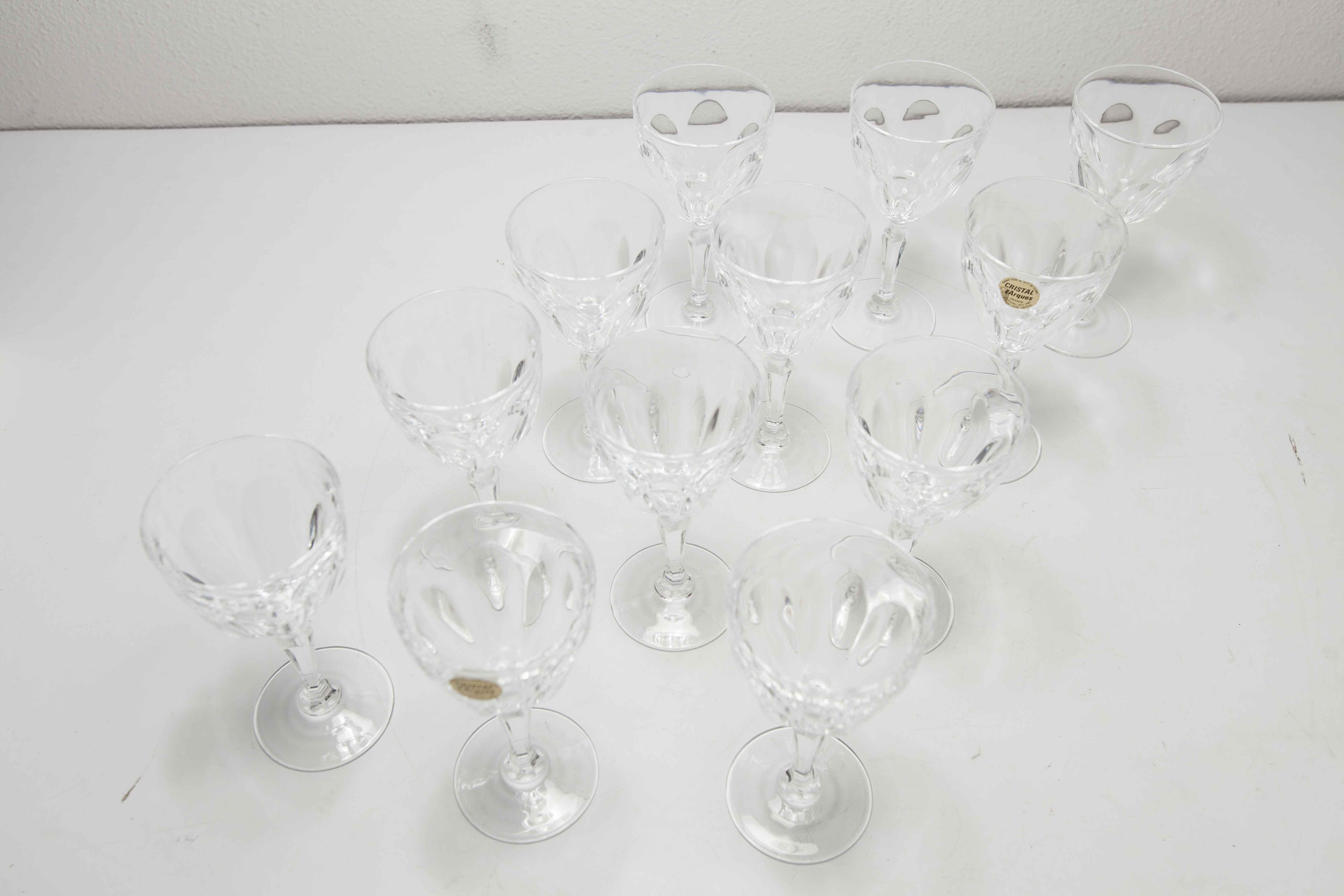 12 Crystal Glasses of Washington model arques