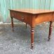 Louis Philippe style farmhouse table in solid cherrywood