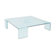 fiam glass coffeetable square