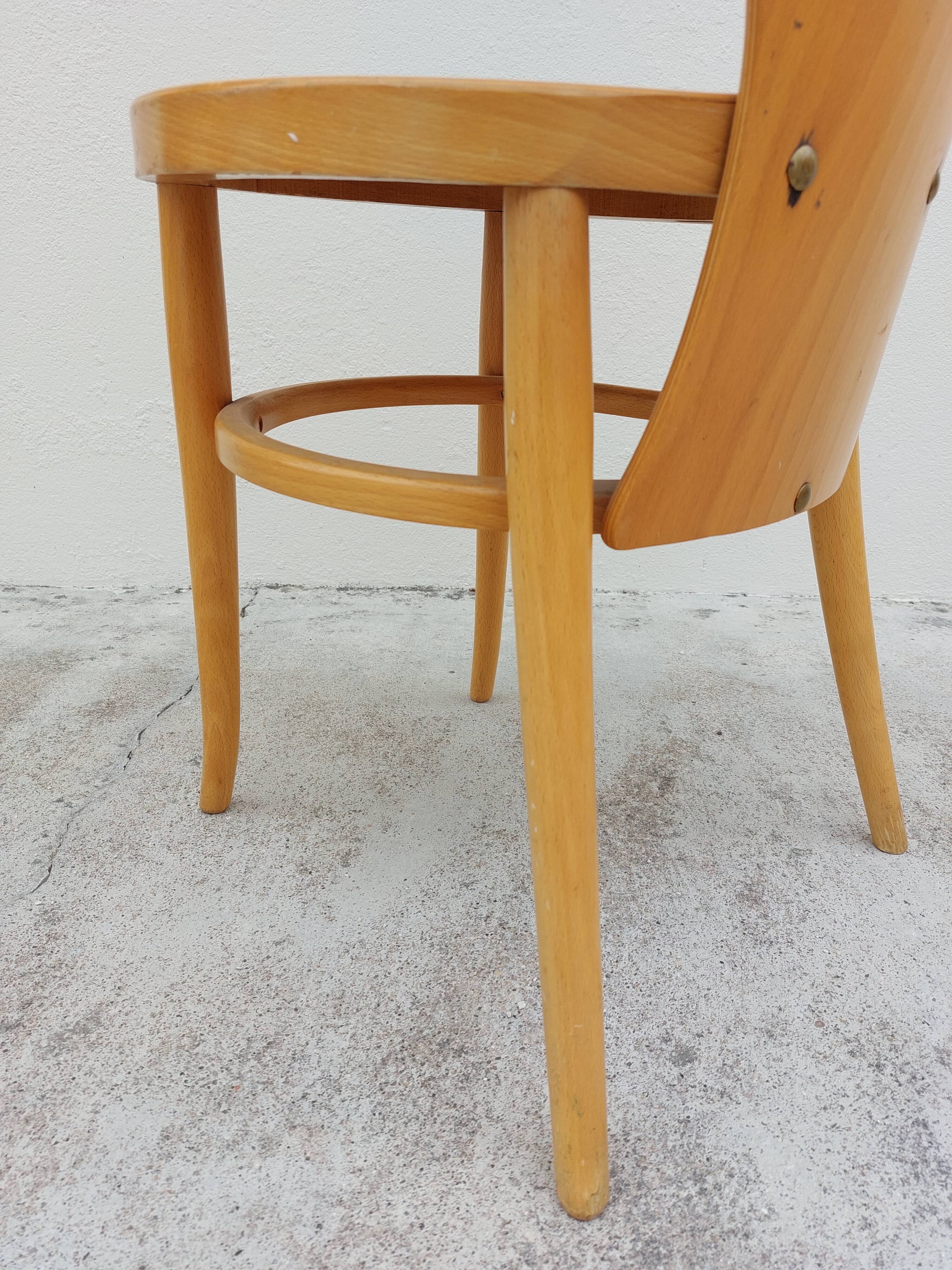 Bistro chair signed Baumann seagull model