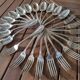 Set of 12 silver plated forks and 12 spoons 84g
