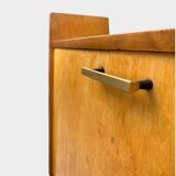 Vintage 1950s asymmetrical wall-mounted secretary desk