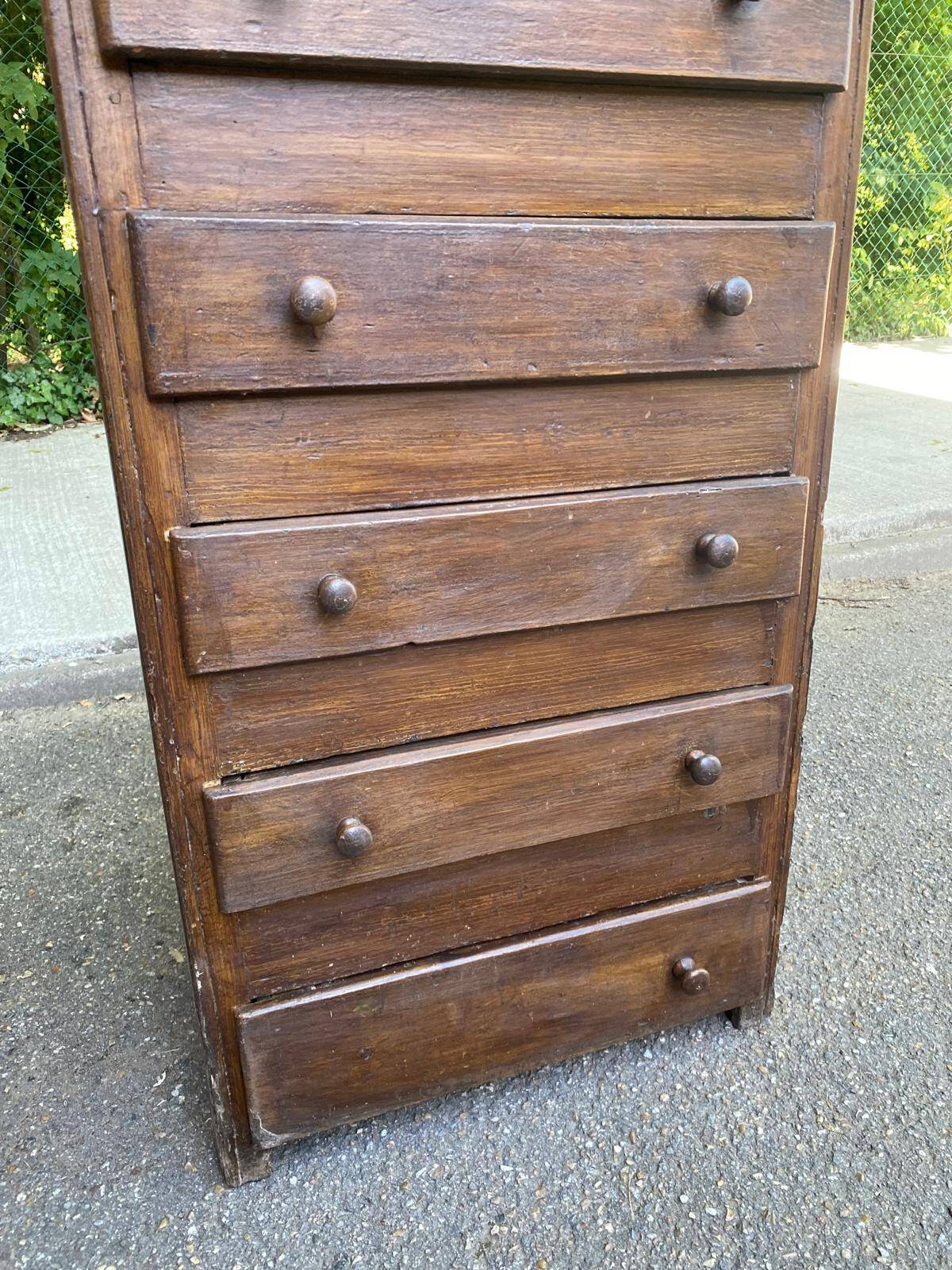 1960s Art Deco chest of drawers in dark wood
