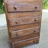 1960s Art Deco chest of drawers in dark wood