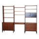 Norwegian Mid Century Modular Standing Shelf, 1960's