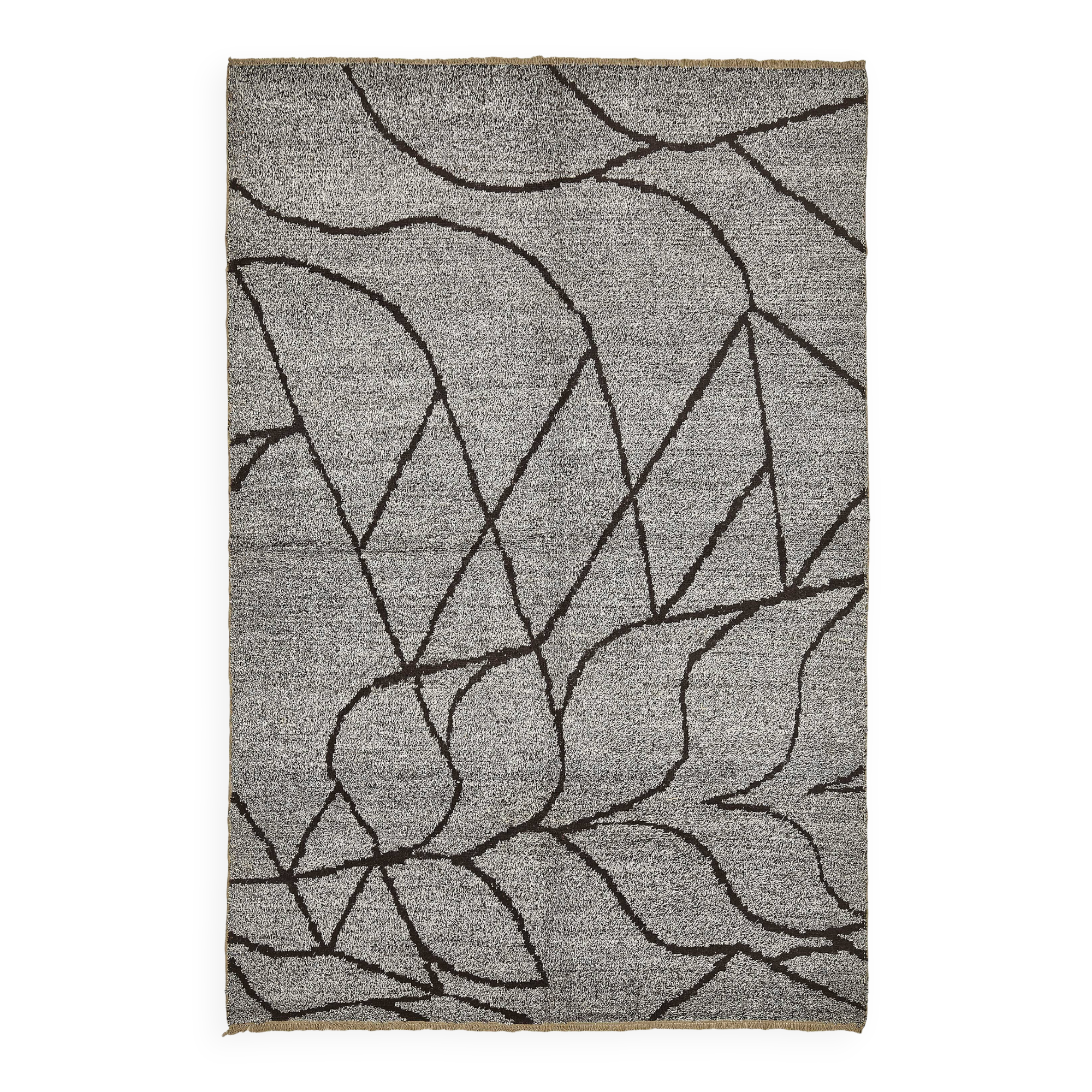 Handwoven Turkish Recycled Boho Rug 243 cm x 360 cm