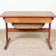 Mid twentieth century Danish teak sewing table