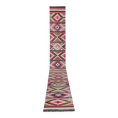 Tapis de couloir turc vintage