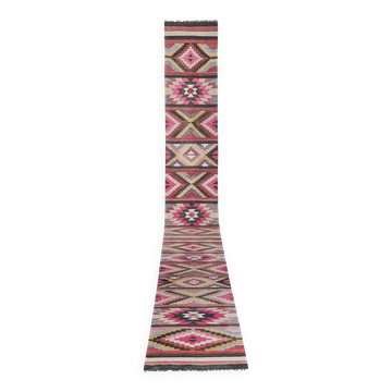Tapis de couloir turc vintage