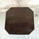 Vintage wooden pedestal table in art deco style