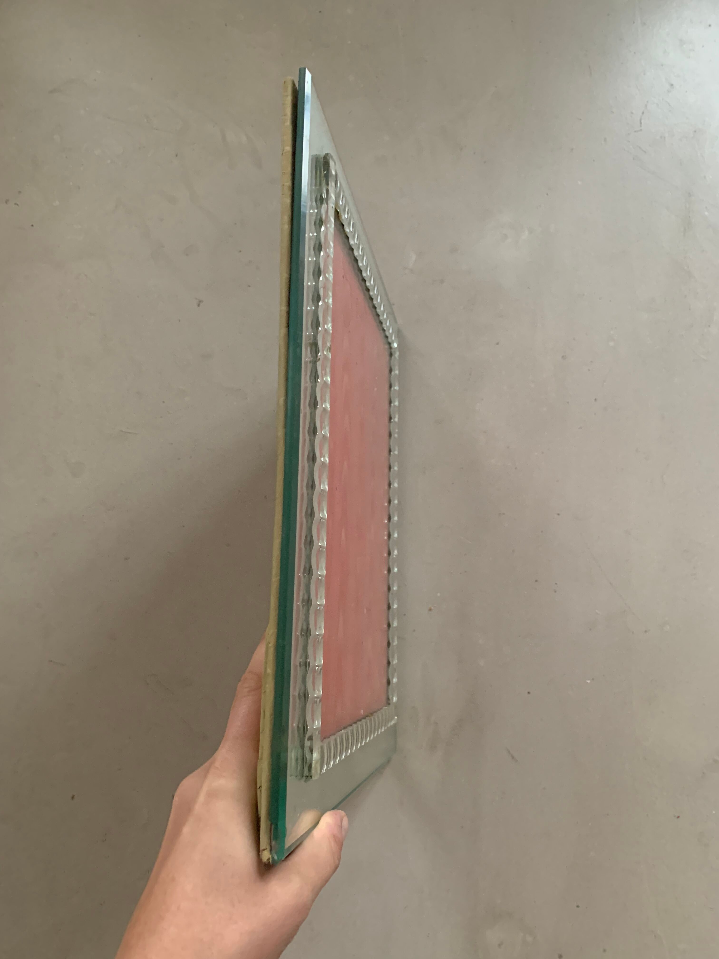 Vintage mirror frame h36cm