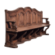 Exceptional gilded display bench.